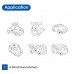 AM SD10P6-C: Amos Sun Deco Set - Cars 6 pcs